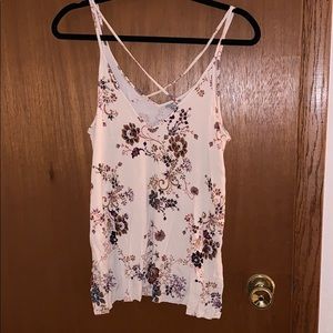 Simple and sweet party tank! With cross back